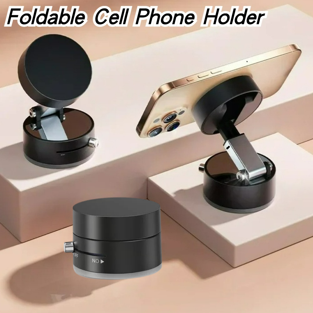 高性能磁気真空ホルダー折りたたみ式ユニバーサル電話スタンド車 - Phone Stands のレビューと価格