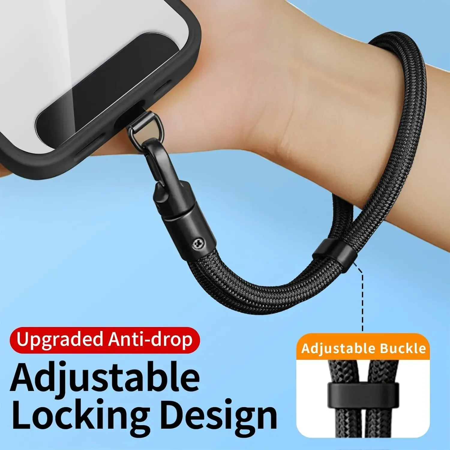 クリップ付きの汎用スマートフォン用ストラップ。落下防止機能を - Crossbody Lanyard Neck Strap Case のレビューと価格