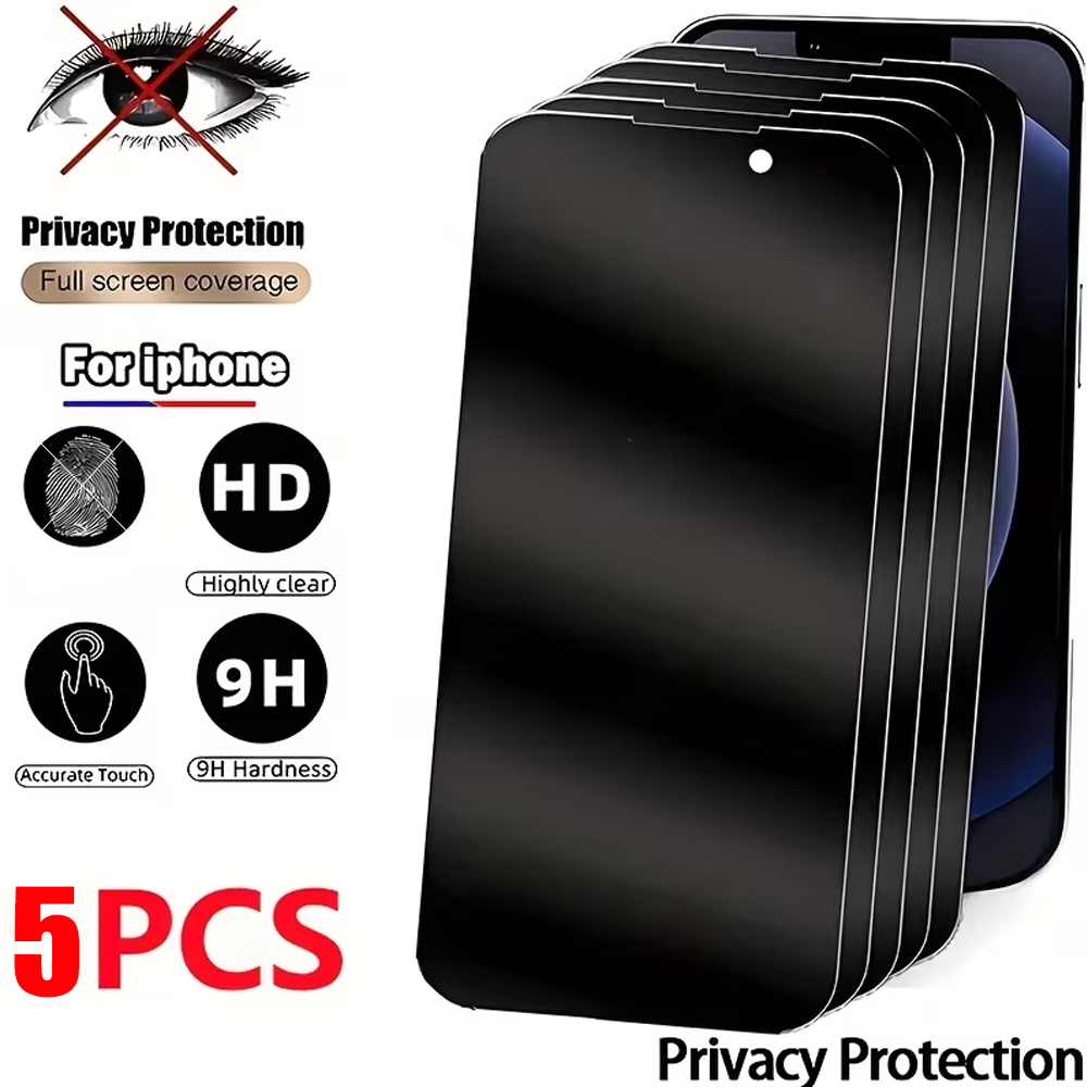 iPhone 18 Pro Max、17 Air、16、15 - Anti Peek Privacy Tempered Glass のレビューと価格