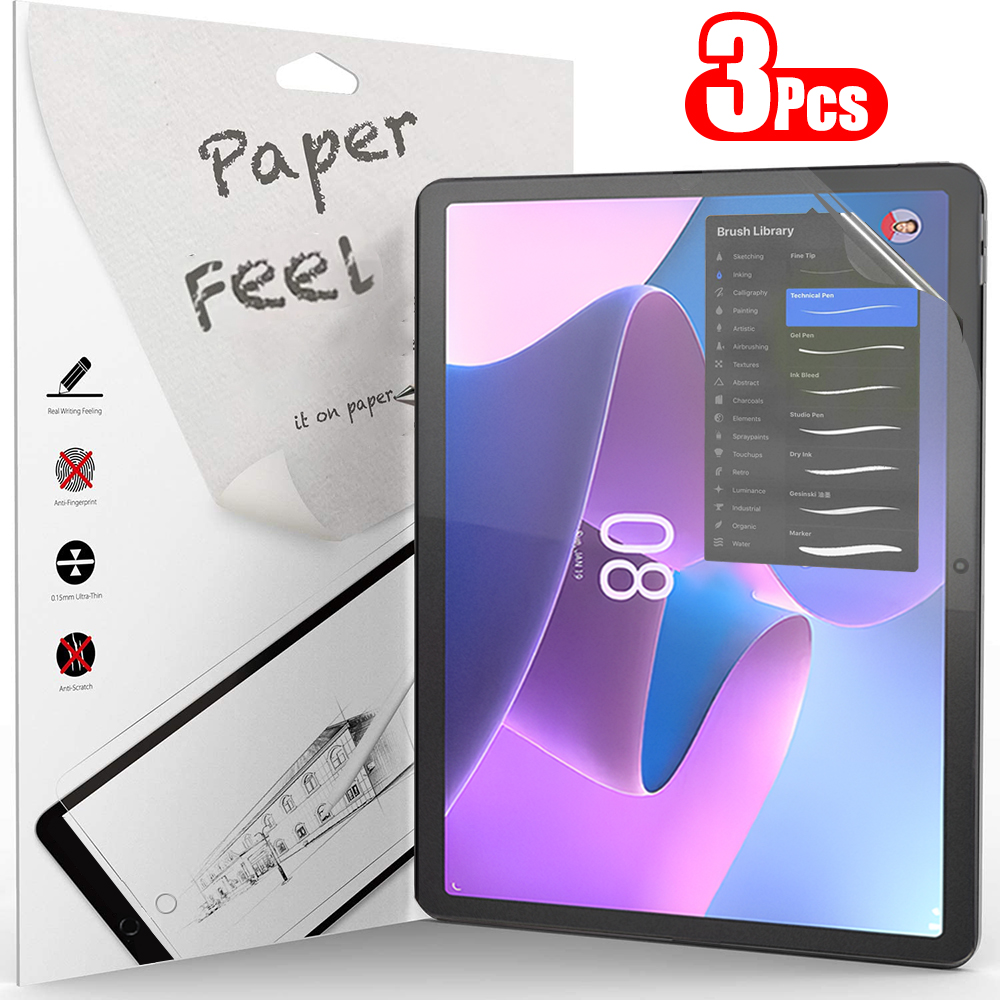 3 個の紙のようなスクリーンプロテクター Lenovo TA - Matte Anti Glare Screen Protector のレビューと価格
