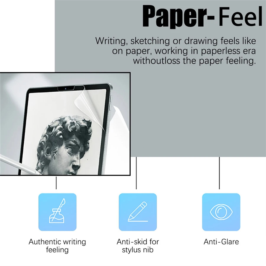 3 個の紙のようなスクリーンプロテクター Lenovo Xi - Matte Anti Glare Screen Protector のレビューと価格